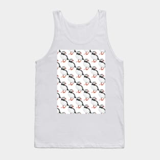 Puffin Pattern Tank Top